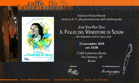 Presentazione autobiografia Il Figlio del venditore di sogni